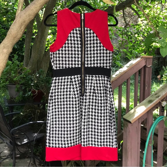 Vintage ECI New York Houndstooth Pinup Dress👠 - Picture 11 of 11